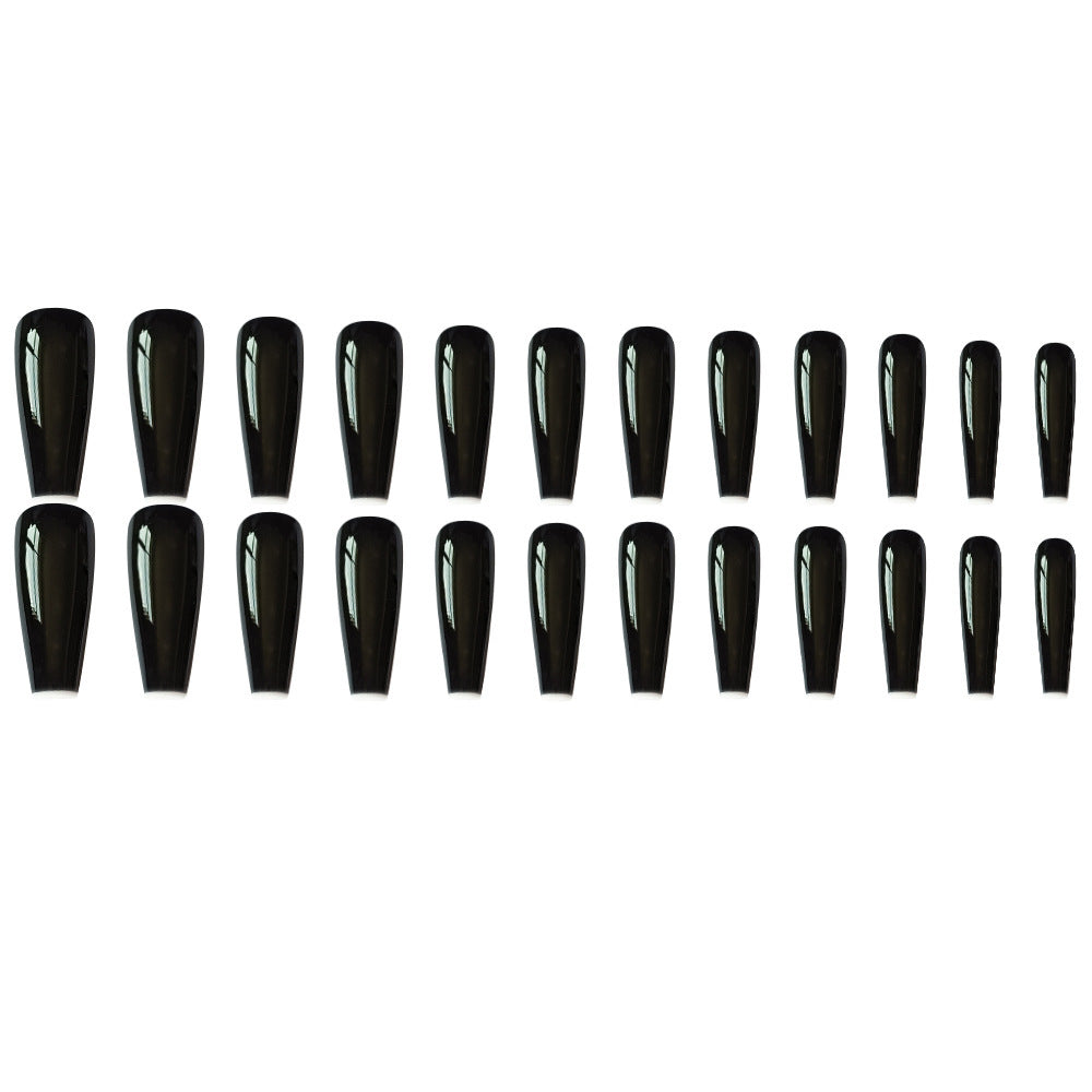 Simple Black White Sequins Removable