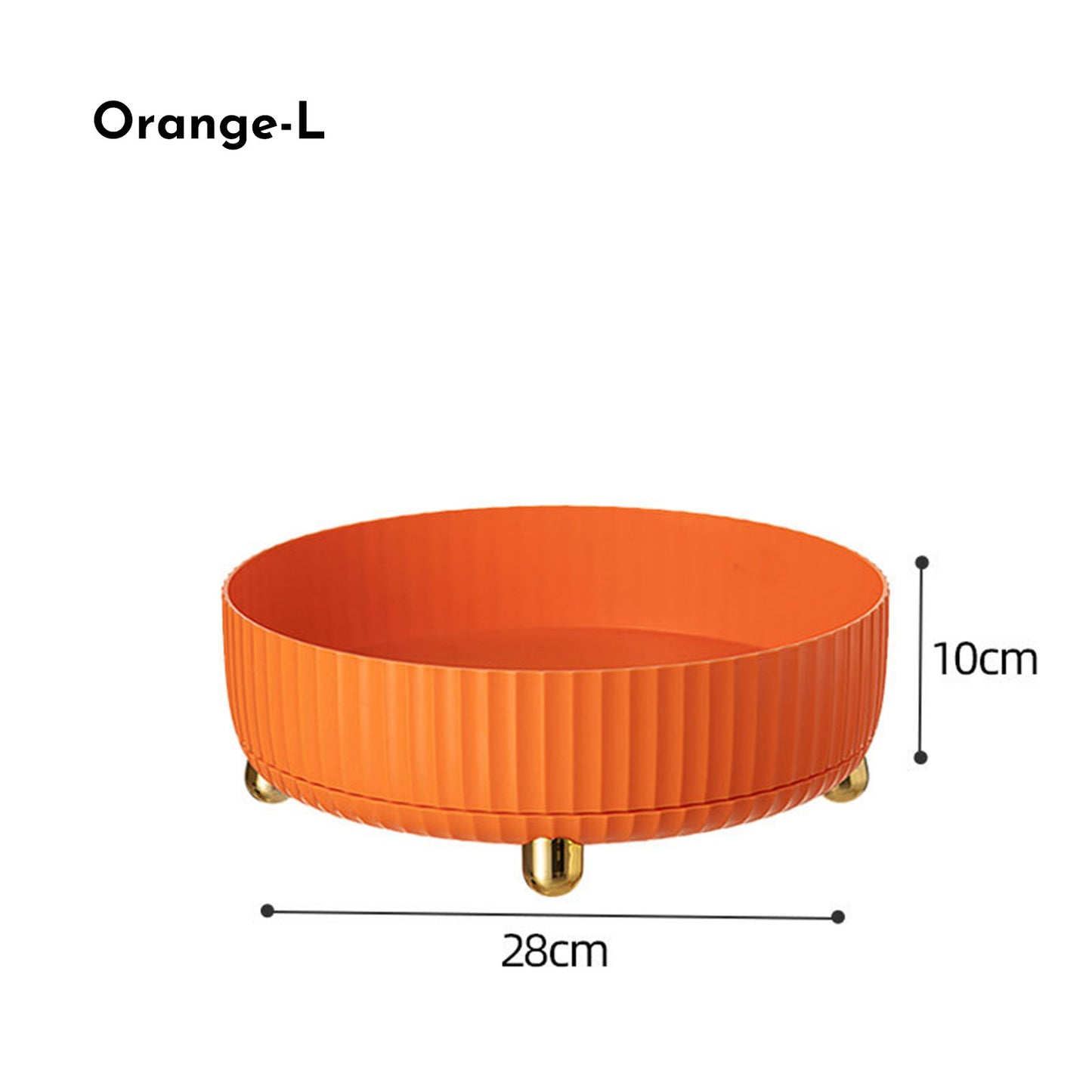 Makeup Perfume Organizer Tray 360 Degree Rotating Lazy Susan Skincare Lotion Organizer Spinning Cosmetics Storage For Dresser, Vanity, Bathroom Countertop