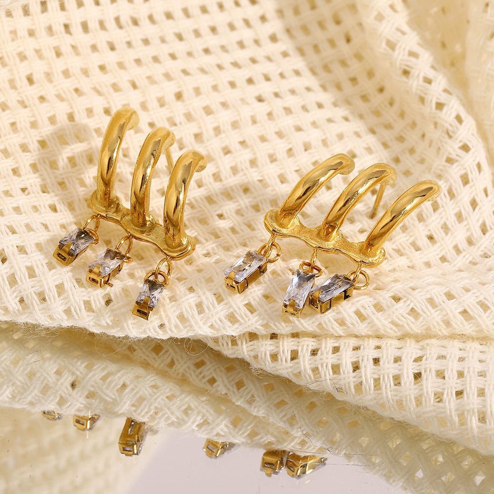 Ins Fashion Unique Design Exaggerated Earrings