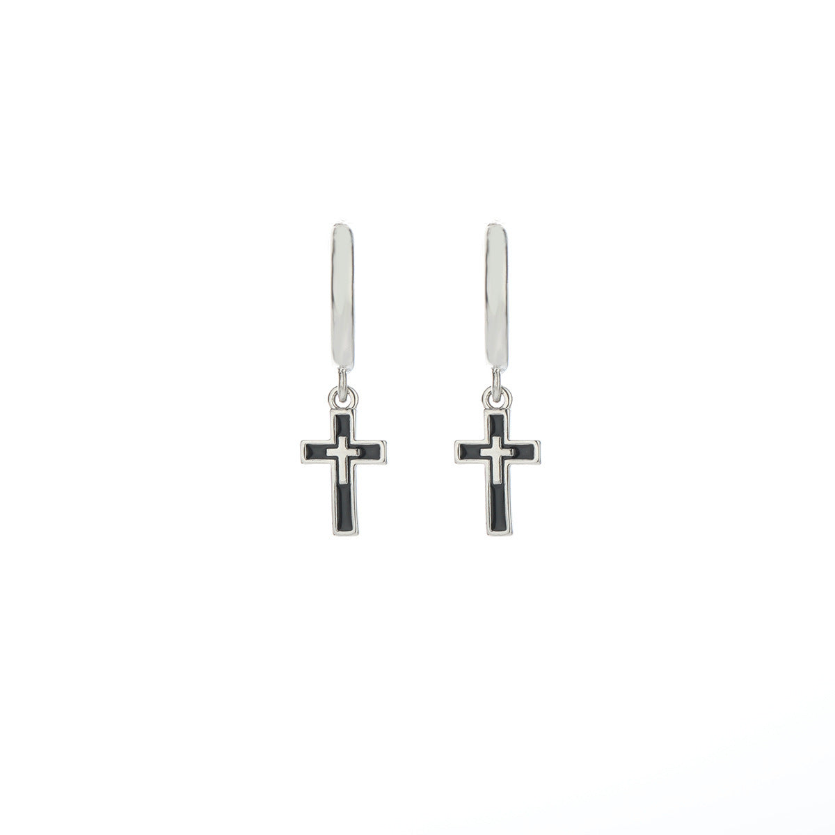 Cross Personality Retro Earrings Man