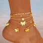 Butterfly Pendant All-match Good-looking Anklet High Sense
