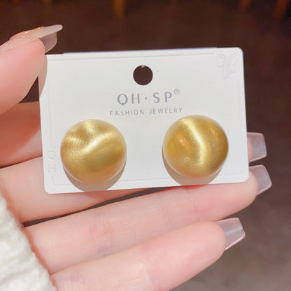 Simple Round Earrings