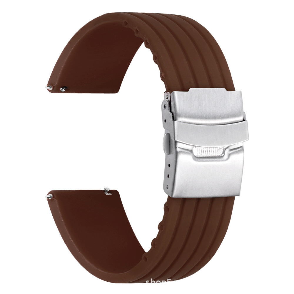 Silicone Strap Tire Stripe Waterproof Matte