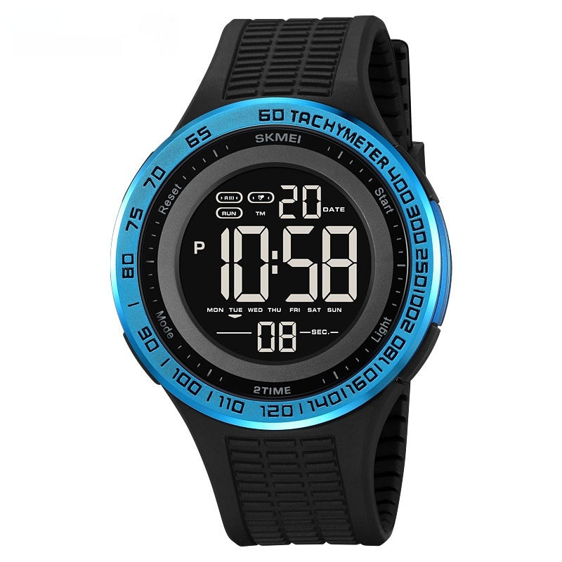 Men's Stylish And Versatile Electronic Watch Luminous Waterproof