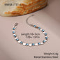 Temperamental Bracelet Color Zircon Non-fading High-grade Sense Ornament