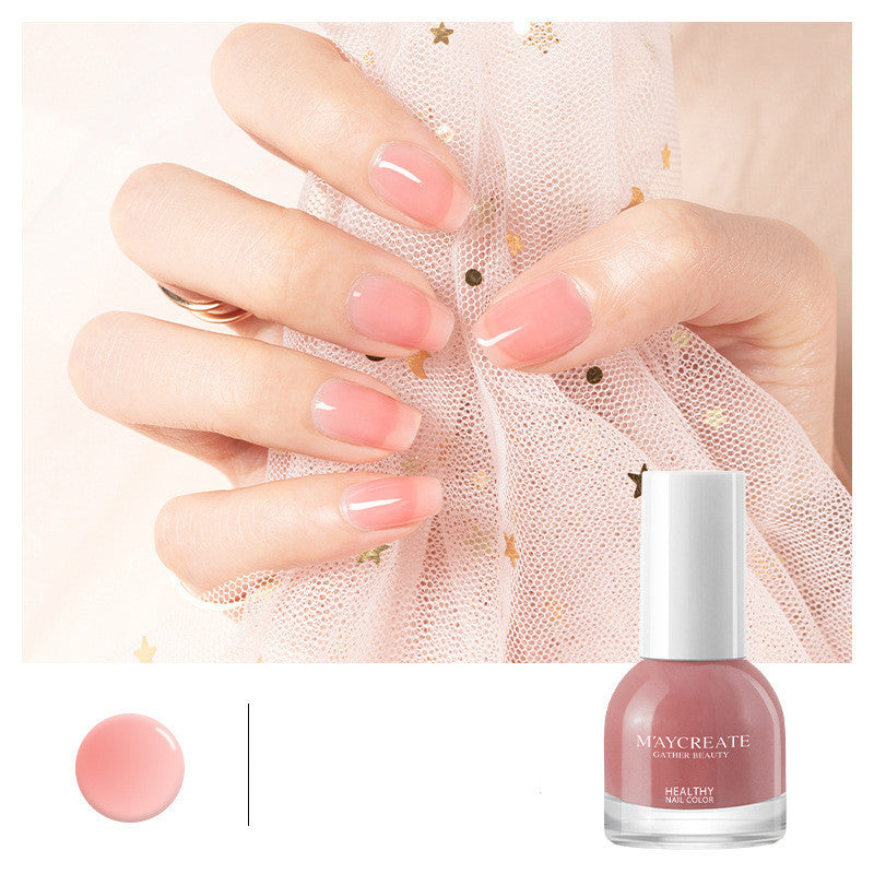 Nail Polish Female Long-lasting Tear-free Baking Free Transparent Net Red Summer Nail Polish