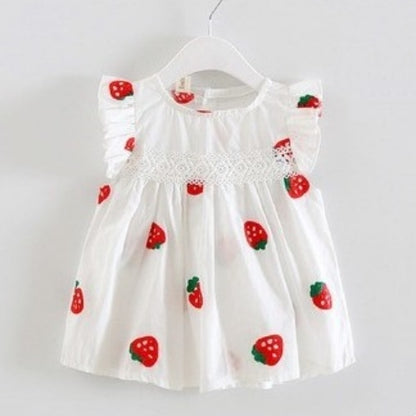 Baby Dress Girl Summer Short Sleeved Princess Skirt