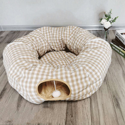 The New Pet Cat Tunnel Sleeping Nest Can Accommodate Folding Cat Channel Intellectual Cat Toy