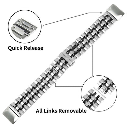 Metal Stainless Steel Strap Smart Watch