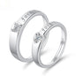 Moissanite Engagement Couple Couple Rings