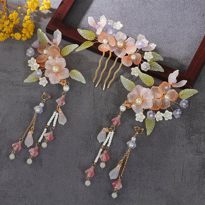 Tassel Full Set Antique Hair Clasp Chinese Style Classical Simplicity Hair Accessories