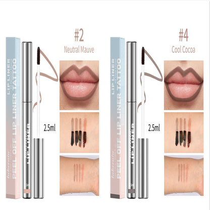 Matte Finish No Stain On Cup Hook Line Lip Stick