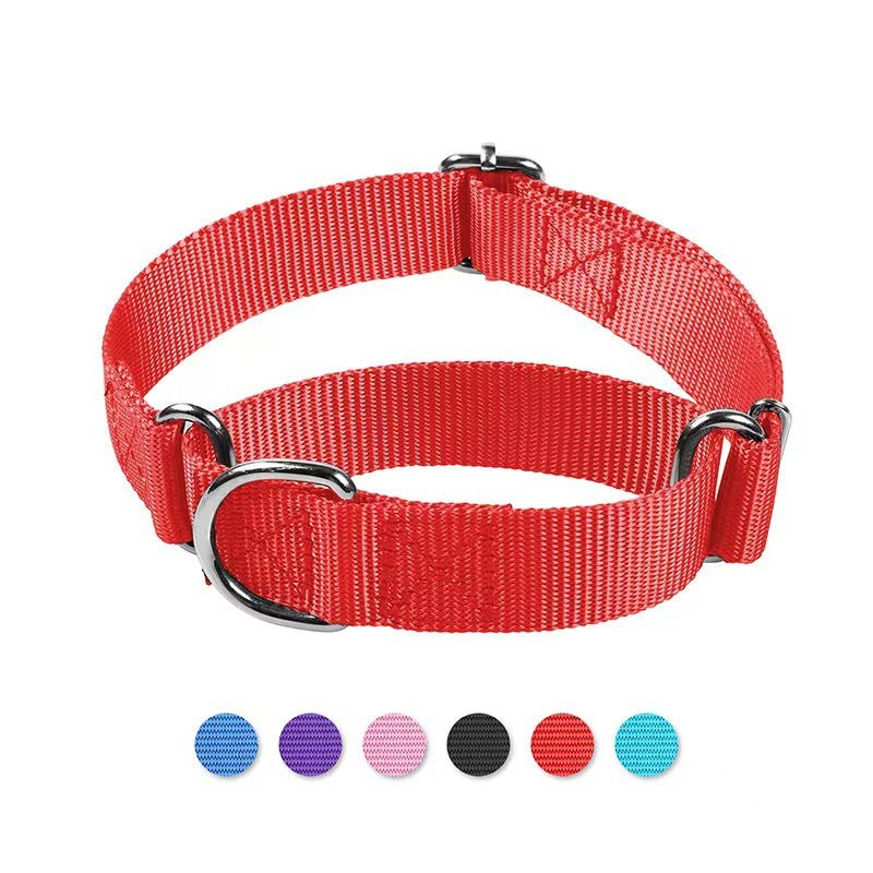 Cat And Dog Collar Adjustable Nylon Explosion-proof Dog Harness Hand Holding Rope Pet Supplies