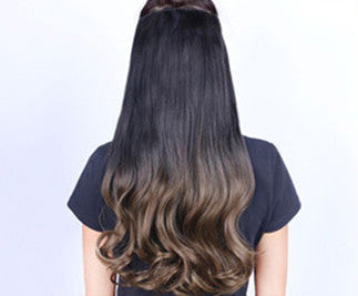 Big wave one piece wig hair piece