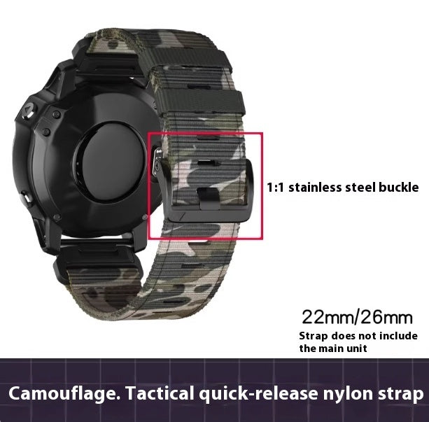 Camouflage Breathable Printed Silicone Strap