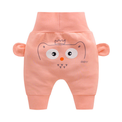 Big pp baby high waist belly protection pants