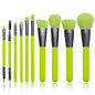 10Pcs Professional Makeup Neon Brushes