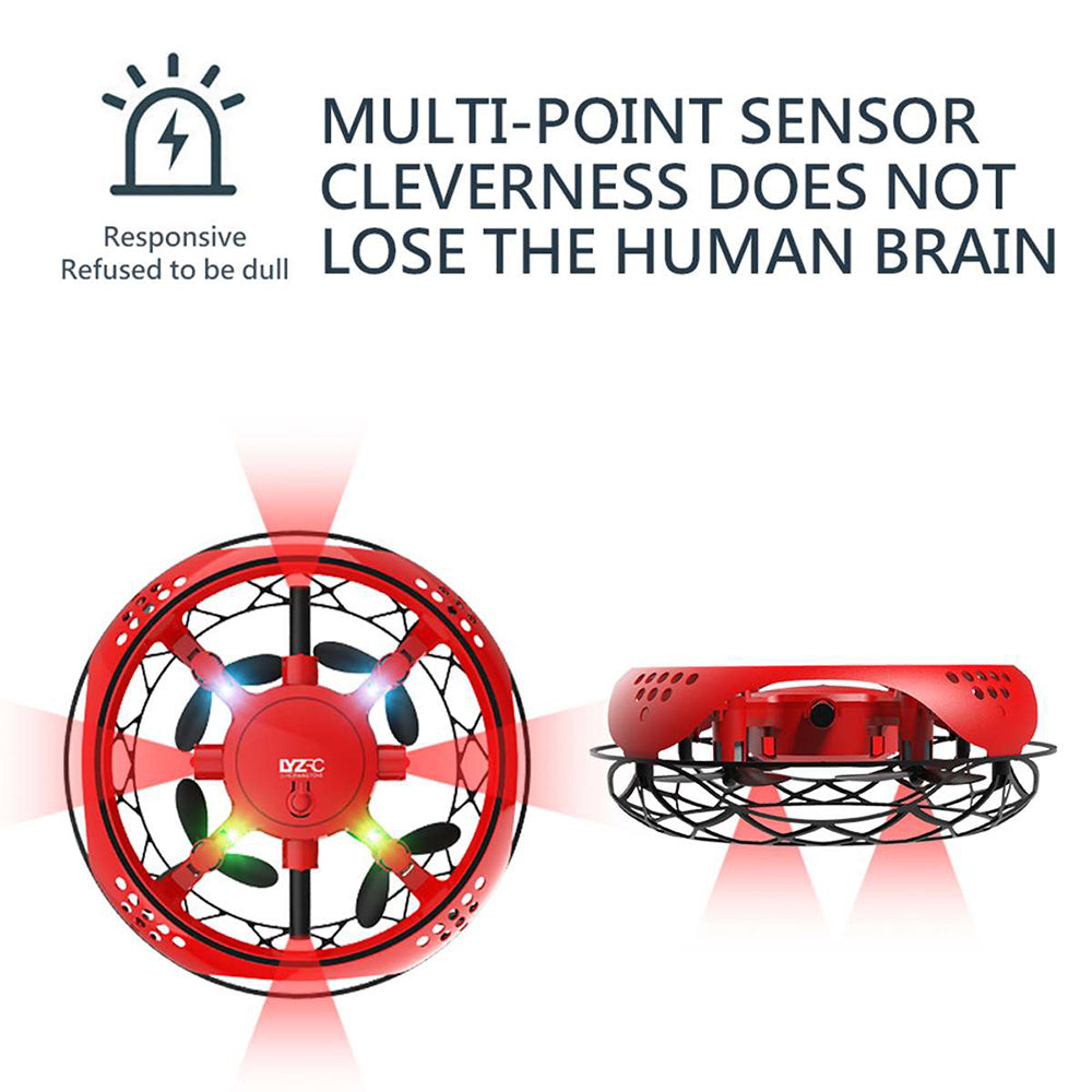 L101 UFO Interactive Drone Infrared Sensor Induction Quadcopter Intelligent Fly Hand Control Helicopter Children Magic Dron Toy