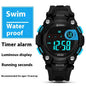 Waterproof Anti-fall Multifunctional Sports Student Electronic Watch