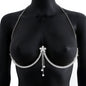 Diamond Tassel Chest Necklace Accessories Body Chains