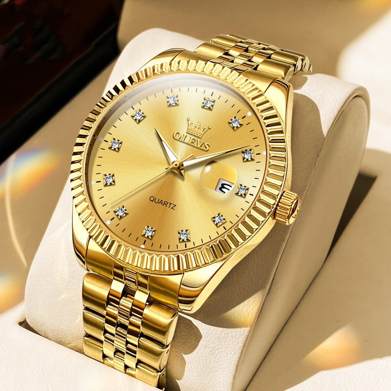 520 Valentine's Day Couple's Watch Fashion Waterproof Quartz Watch