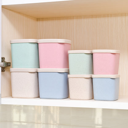 Wheat straw fresh-keeping sealed storage box