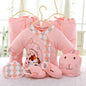 New Six-piece newborn baby cotton suit
