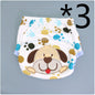 Summer Embroidered Baby Cotton Learning Pants  Diaper Pocket  Waterproof Training Pants  Leak-Proof Breathable Bread Pants