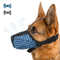 Dog Muzzle Air Mesh Breathable Muzzle For Medium Large Sized Dogs To Anti  Prevent Biting Barking Chewing Soft Basket Muzzle For German Shepherd Dog With Reflective  Adjustable Strap