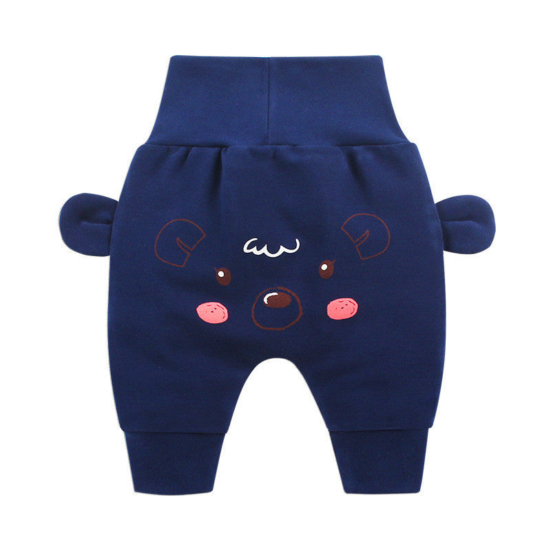 Big pp baby high waist belly protection pants