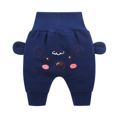 Big pp baby high waist belly protection pants