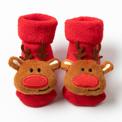 Christmas Children's Socks Thickened Terry