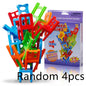 Board Game Balance Chairs Adult Kids Stacking Game Pipelines Parent-child DIY Interactive Toy Educational Toy