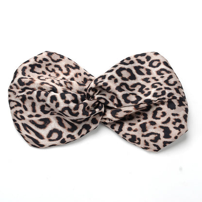 Silk satin cross hair band