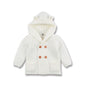 Cardigan Sweater British Boys' Hooded Solid Color Sweater Autumn Winter Coat Sweater
