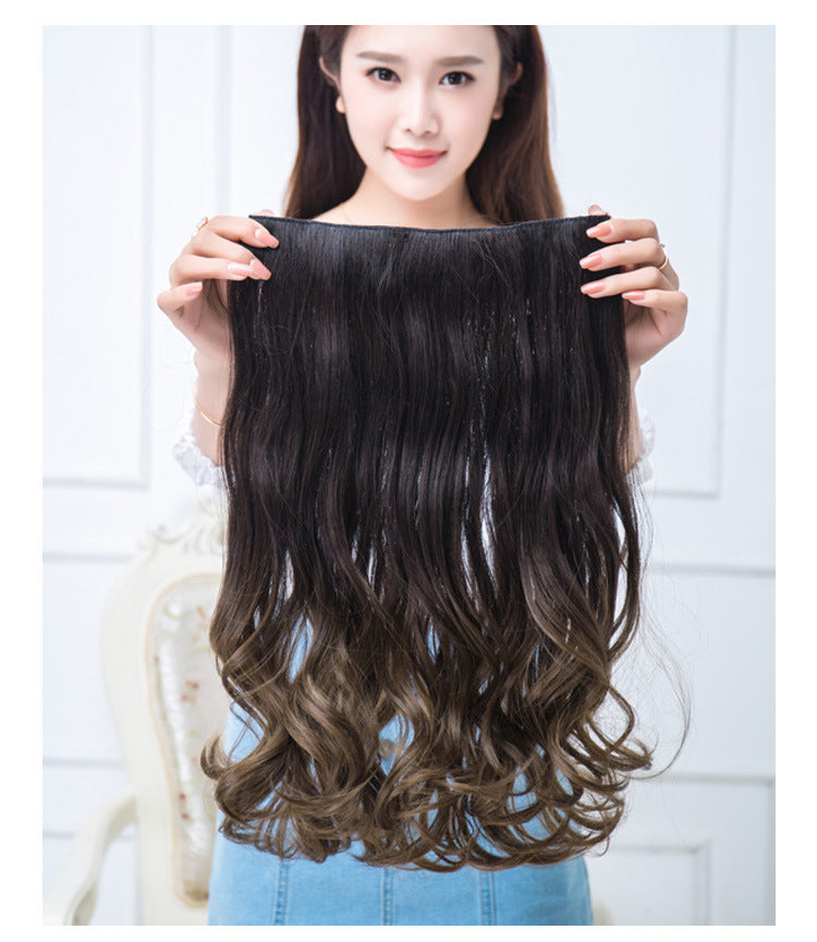 Big wave one piece wig hair piece