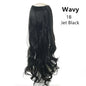 Wavy U Part Wigs for Women Clip in Hair Extension Invisible Half False Synthetic Wig Long Blonde Black Natural Hairpieces