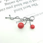 Korean Hair Accessories Ladies Hairpin Red Cherry Hairpin