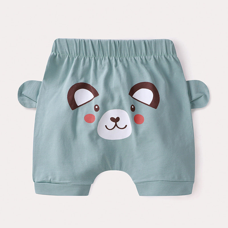 Summer Cartoon Baby Cotton Shorts