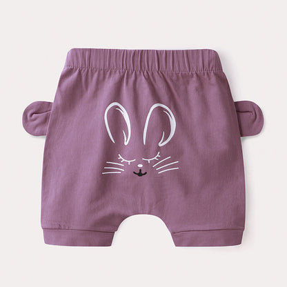 Summer Cartoon Baby Cotton Shorts