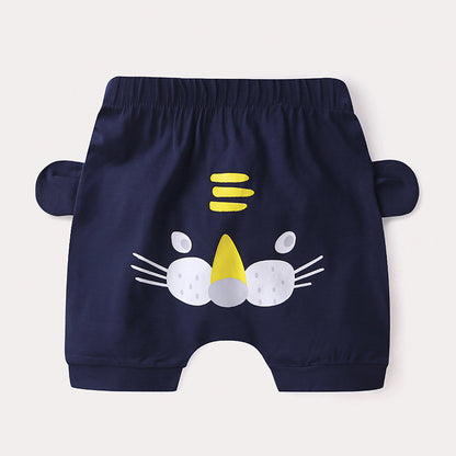 Summer Cartoon Baby Cotton Shorts
