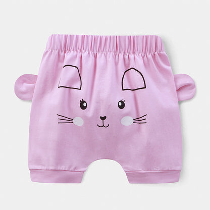 Summer Cartoon Baby Cotton Shorts