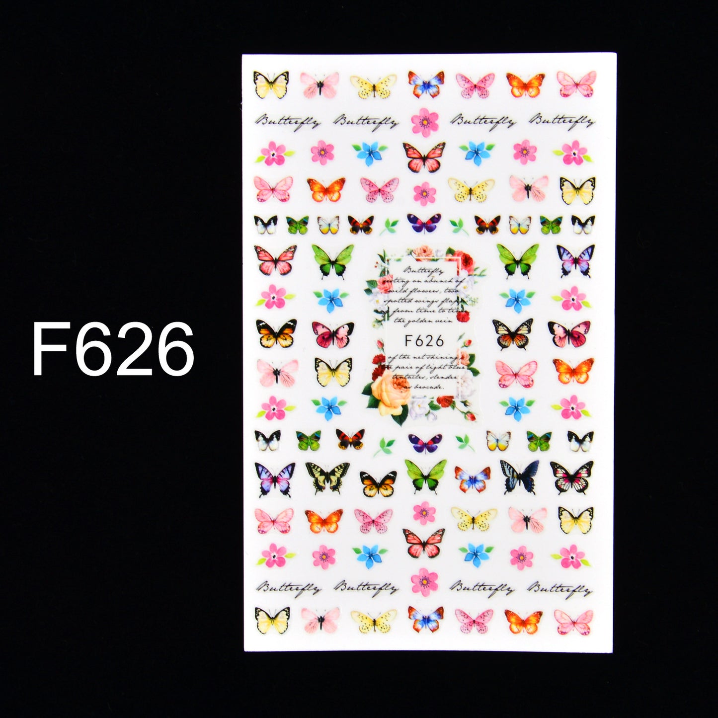 Lavender Manicure Nail Sticker