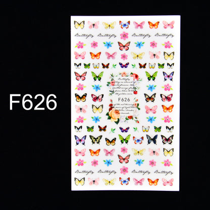 Lavender Manicure Nail Sticker