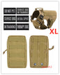 Military Tactical Dog Harness German Shepherd Adjustable Pet Dog Back