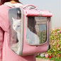 Space Capsule Cat Bag Outing Portable Backpack Pet Bag Pvc Laser Symphony Pet Bag