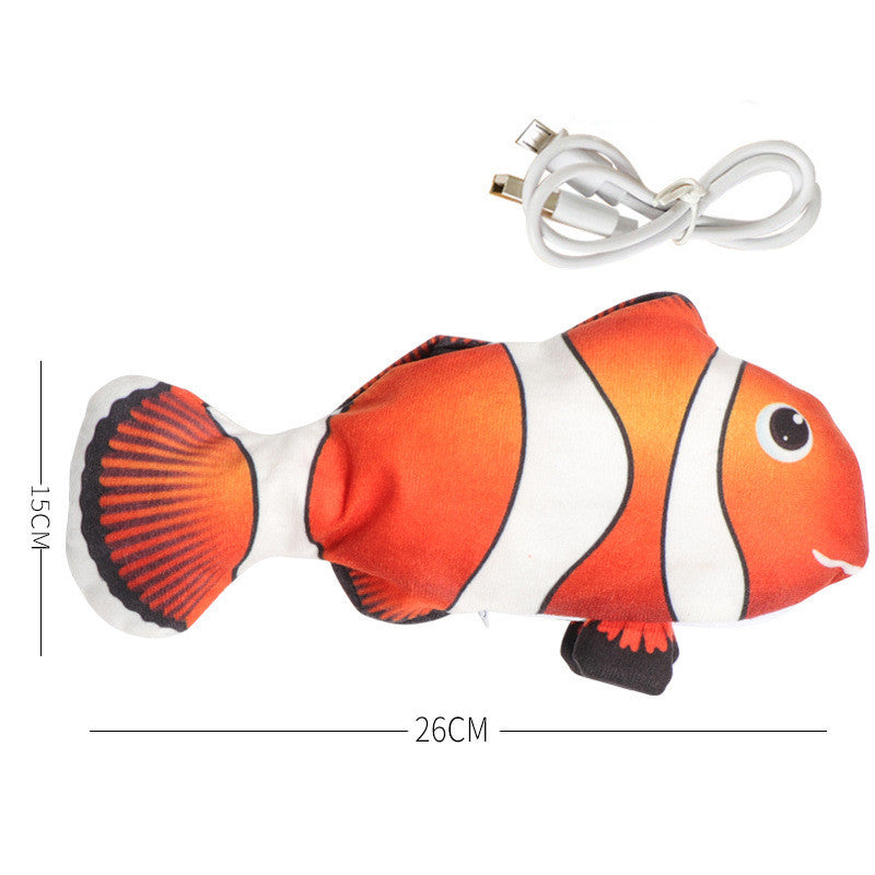 Simulation Fish Toy, Electric Cat Toy, Usb Charging, Beating Fish Plush Toy