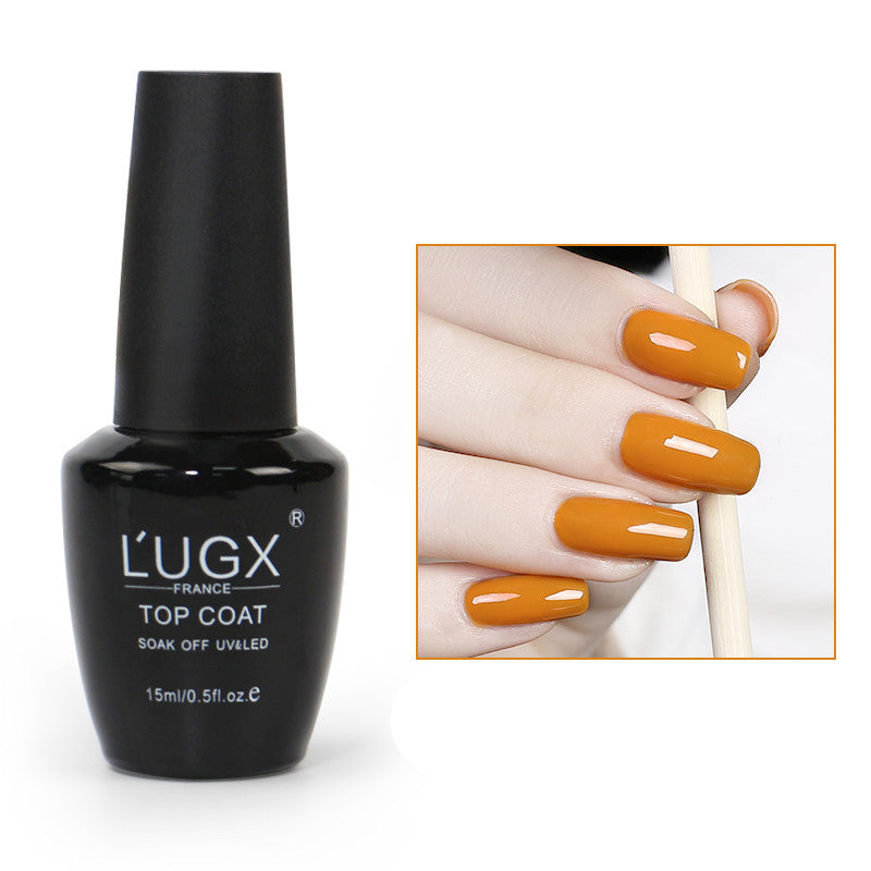 Frosted Sealing Layer Nail Polish Glue New Color Popular Nail Shop Special Phototherapy Nail Polish Small Bottle 15Ml