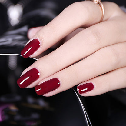 Frosted Sealing Layer Nail Polish Glue New Color Popular Nail Shop Special Phototherapy Nail Polish Small Bottle 15Ml