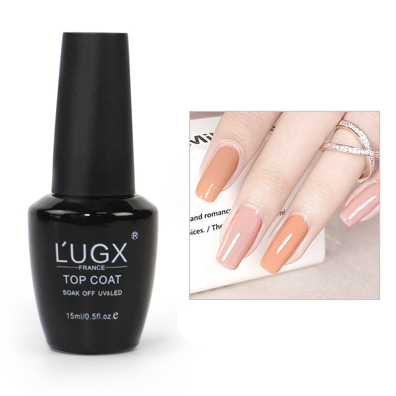 Frosted Sealing Layer Nail Polish Glue New Color Popular Nail Shop Special Phototherapy Nail Polish Small Bottle 15Ml